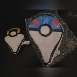 Pokemon Go plush pouch and keychain